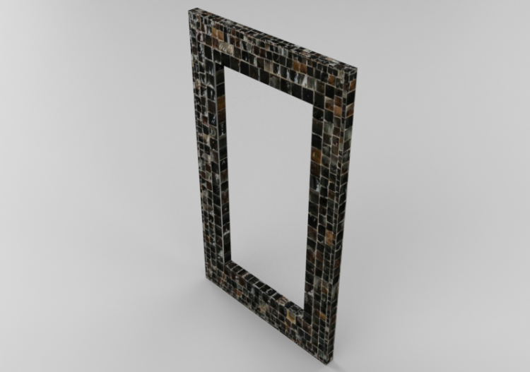 Accessoires 3D - Miroir rectangulaire - Kare - 81398 - ACCA...