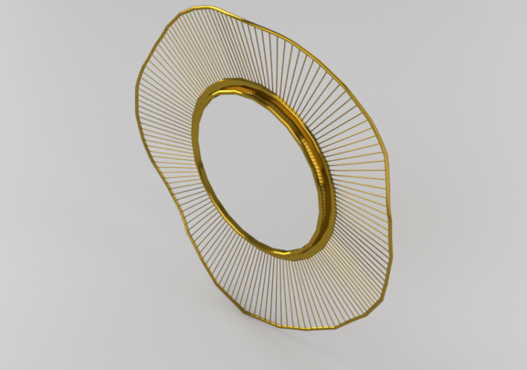 Accessoires 3D - Miroir - Kare - 82063 - ACCA software