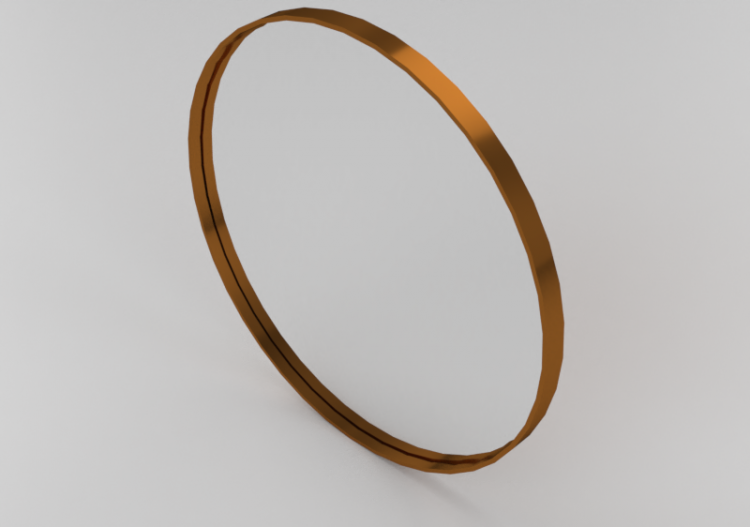 3D Accessories - Circular Mirror - Kare - 82716 - ACCA...