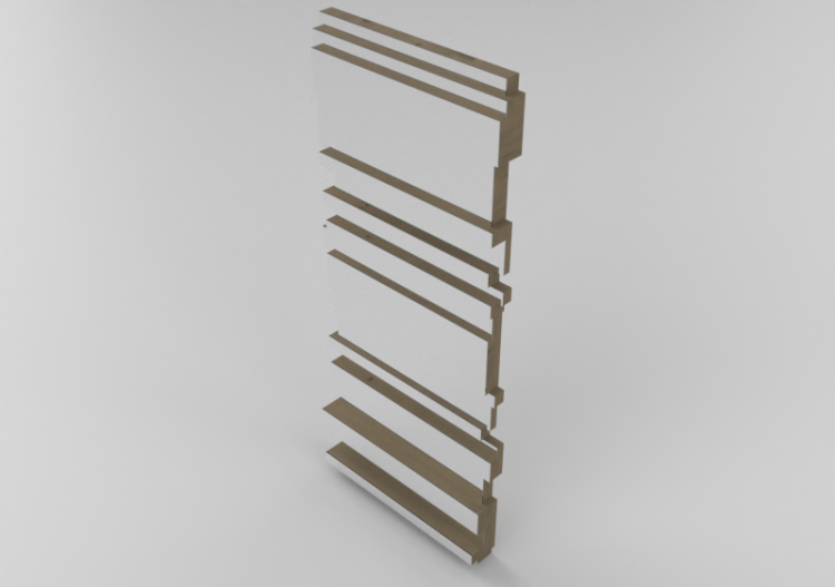 Acessórios 3D - Espelho retangular - Kare -77106 - ACCA...