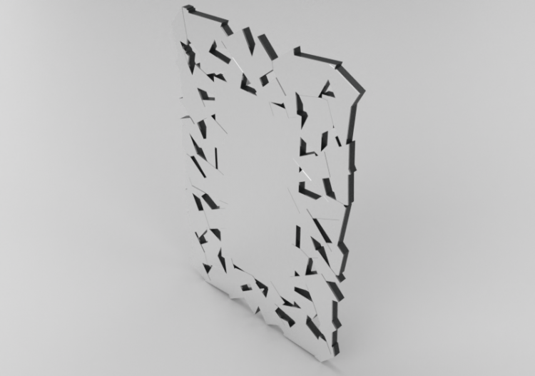 Accessori 3D - Specchio rettangolare - Kare -77108 - ACCA...