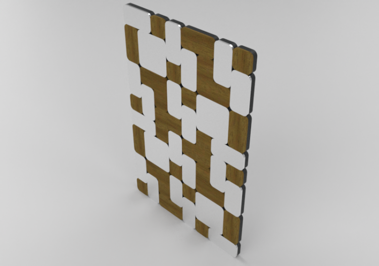 Accessoires 3D - Miroir rectangulaire - Kare -77741 - ACCA...