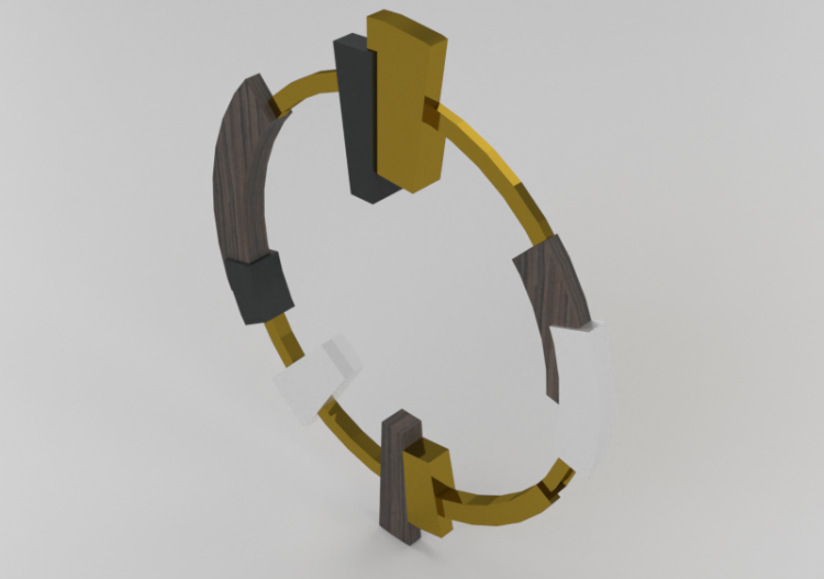 Acessórios 3D - Espelho circular - Kare - 79100 - ACCA...