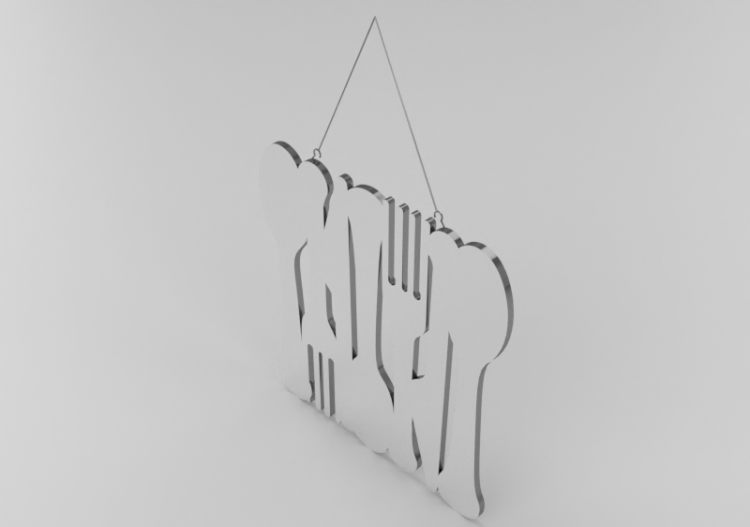 Accessoires 3D - Miroir - Kare - 81446 - ACCA software