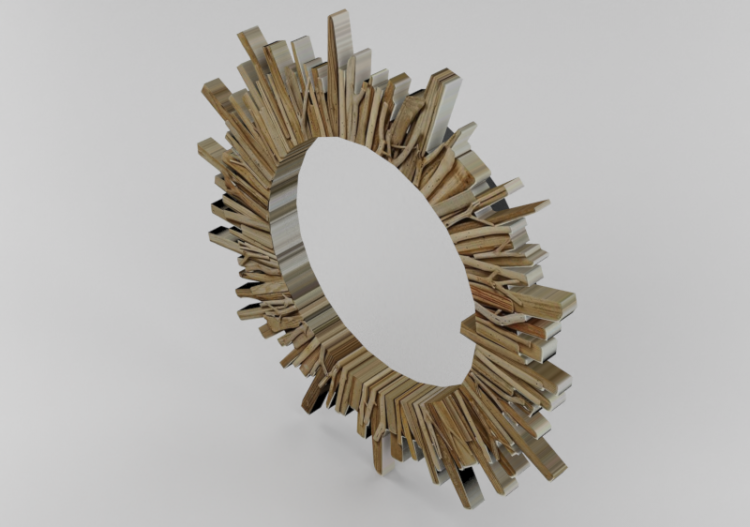 Accessoires 3D - Miroir rond - Kare - 83248 - ACCA software