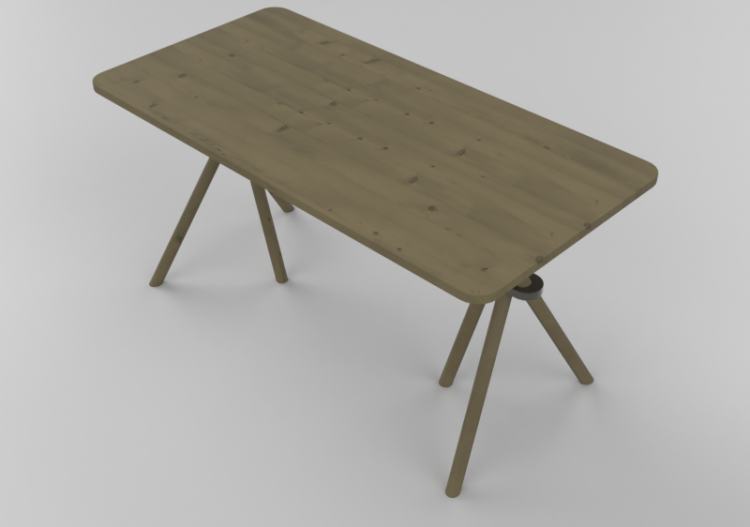Tables 3D - Table 150x75x75 cm - Karl Andersson & Söner -...