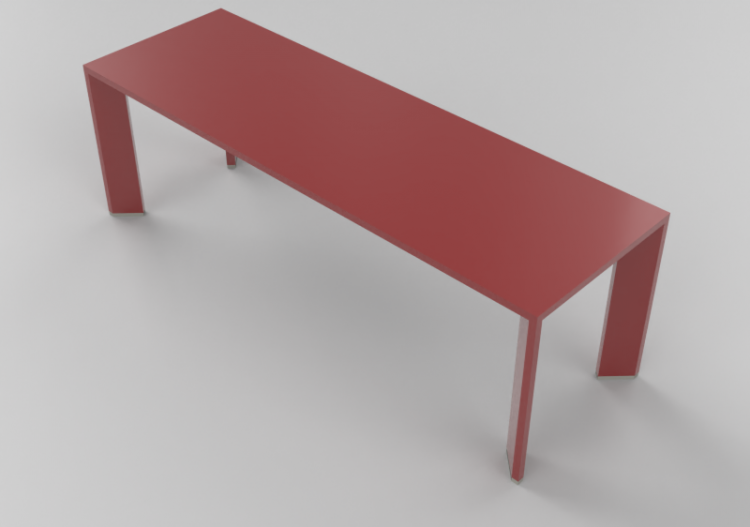 Tavoli 3D - Tavolino da caffè 125x40x40 cm - Karl Andersson...