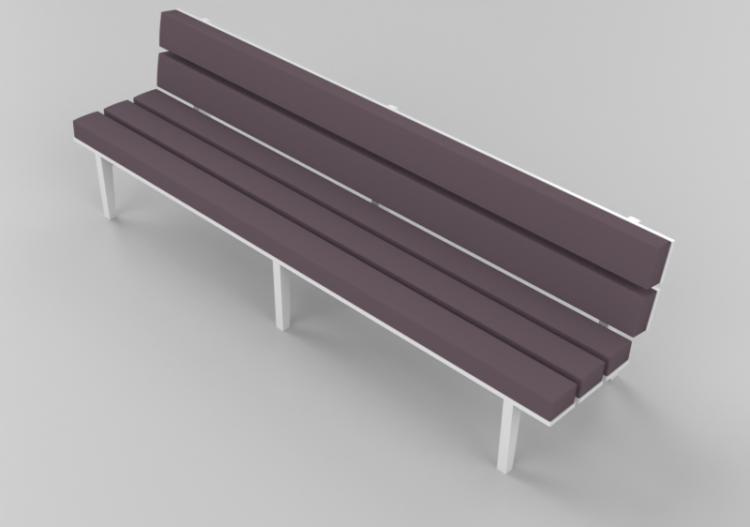 Sofás 3D - Banco 75x260x70 cm - Karl Andersson & Söner -...