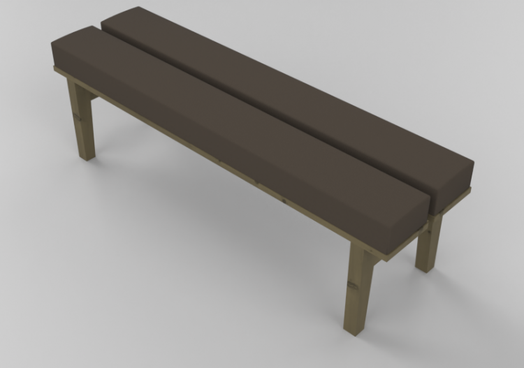 3D Sofa - Bench 44x130x37 cm - Karl Andersson & Söner -...