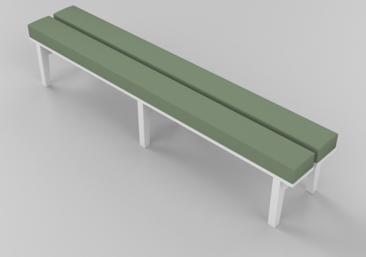 Divans 3D - Banc 44x195x37 cm - Karl Andersson & Söner -...