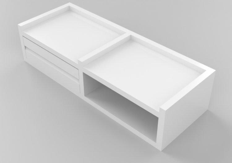 Librerie 3D - Pensile in legno 18x74x27 cm - Karl Andersson...