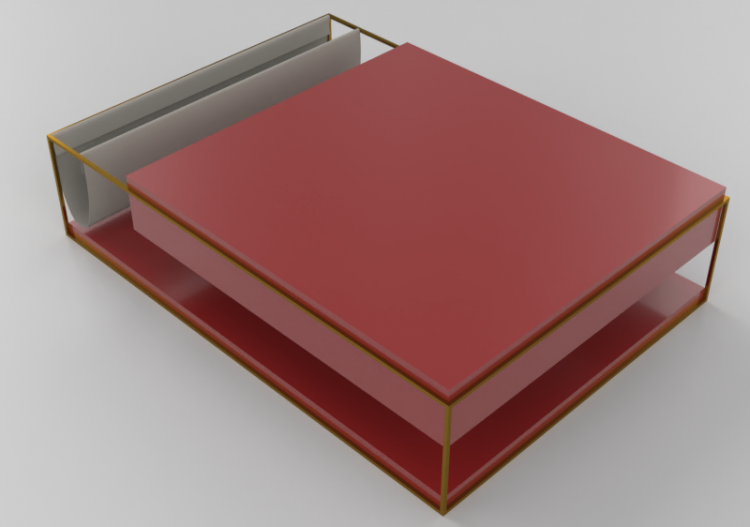 Mesas 3D - Mesa de madeira - Schuster - Brick - ACCA...