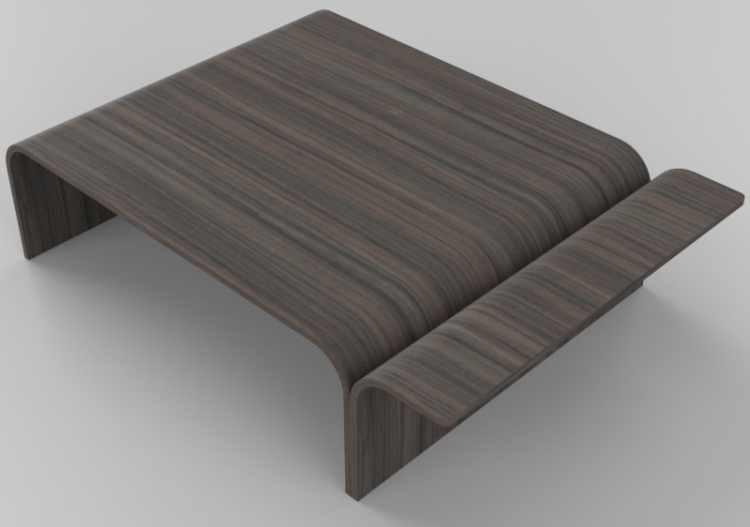 Mesas 3D - Mesa de madeira - Schuster - Nie - ACCA software