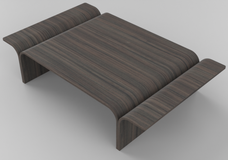 Mesas 3D - Mesa de madeira - Schuster - Nie - ACCA software