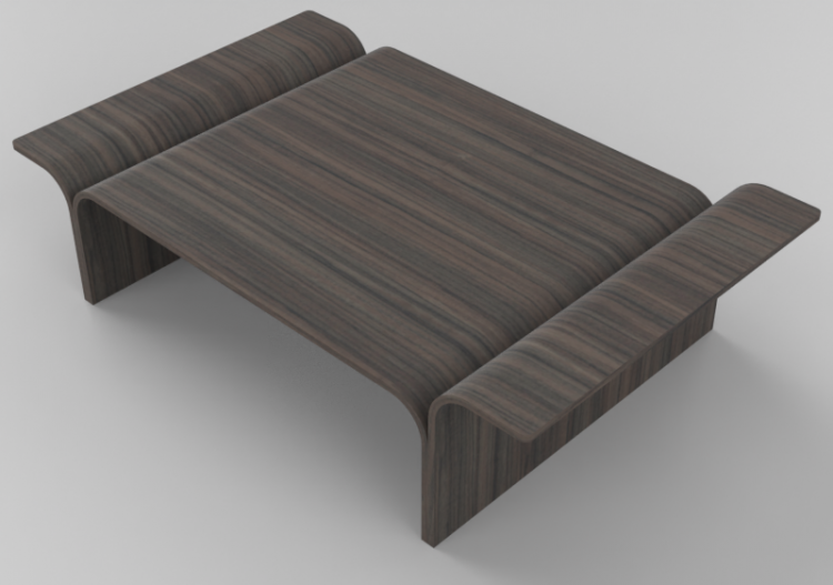 Mesas 3D - Mesa de madeira - Schuster - Nie - ACCA software