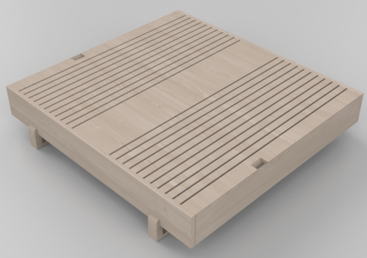 Tavoli 3D - Tavolo in legno - Schuster - Vito - ACCA...