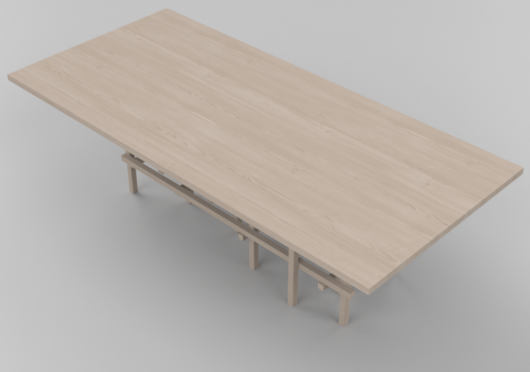3D Tisch - Holztisch - Schuster - XYZ - ACCA software