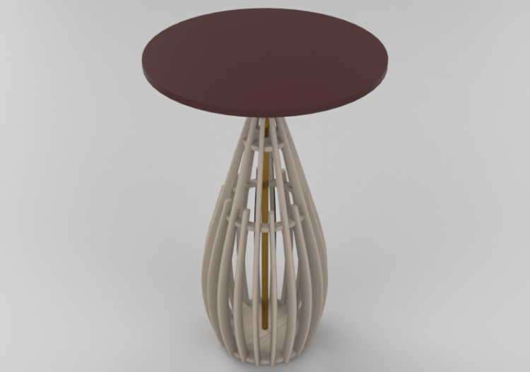 3D Tisch - Holztisch - Schuster - Bulbo - ACCA software