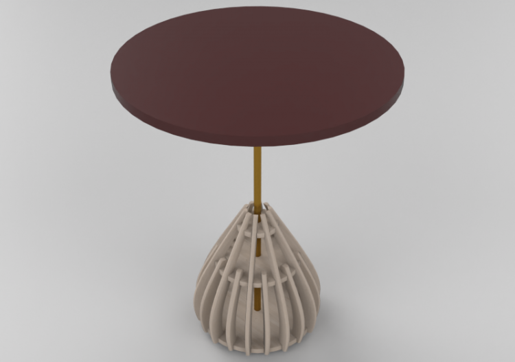 Mesas 3D - Mesa de madera - Schuster - Bulbo - ACCA...