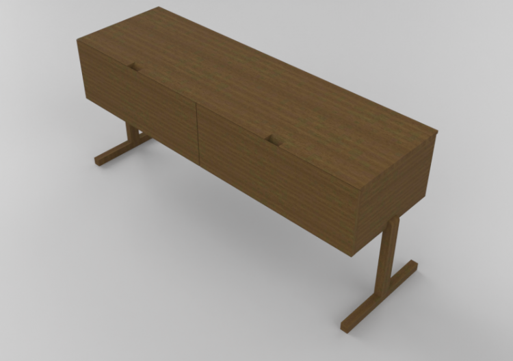 Meubles 3D - Buffet en bois - Schuster - Antonieta - ACCA...