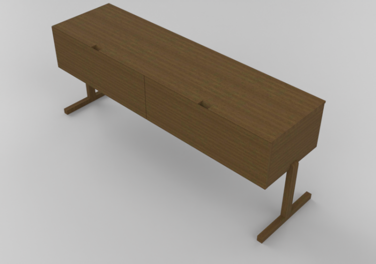 3D Furniture - Wood Buffet - Schuster - Antonieta - ACCA...