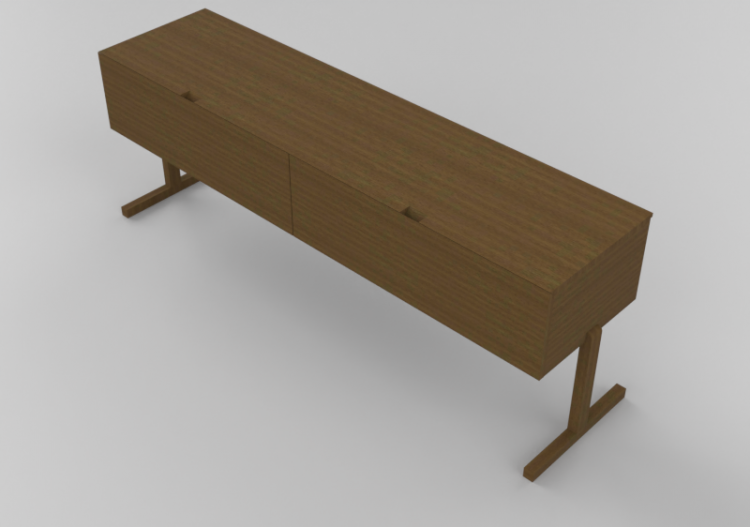 Mobili 3D - Buffet in legno - Schuster - Antonieta - ACCA...