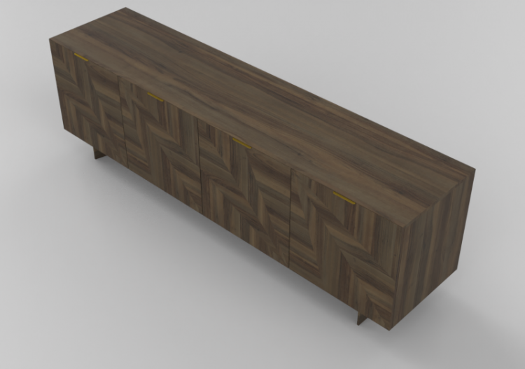 Mobili 3D - Buffet in legno - Schuster - Folhas - ACCA...