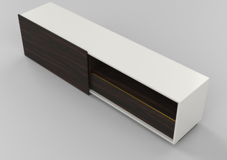 3D Furniture - Wood Buffet - Schuster - Cine - ACCA...