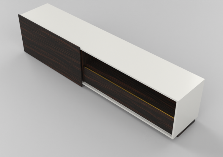 3D Furniture - Wood Buffet - Schuster - Cine - ACCA...