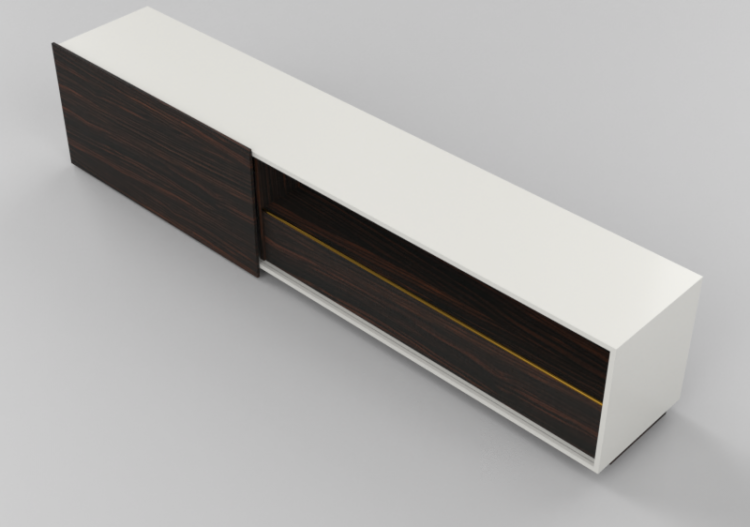 3D Furniture - Wood Buffet - Schuster - Cine - ACCA...