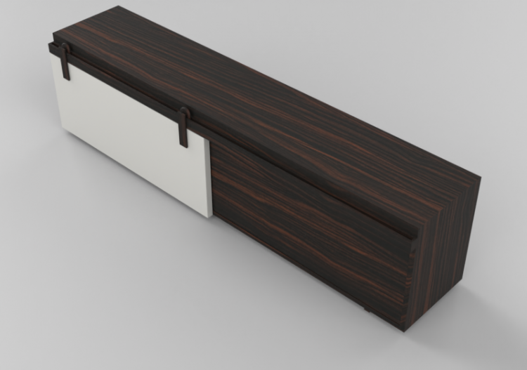 3D Möbel - Holz-Buffet - Schuster - Industria - ACCA...