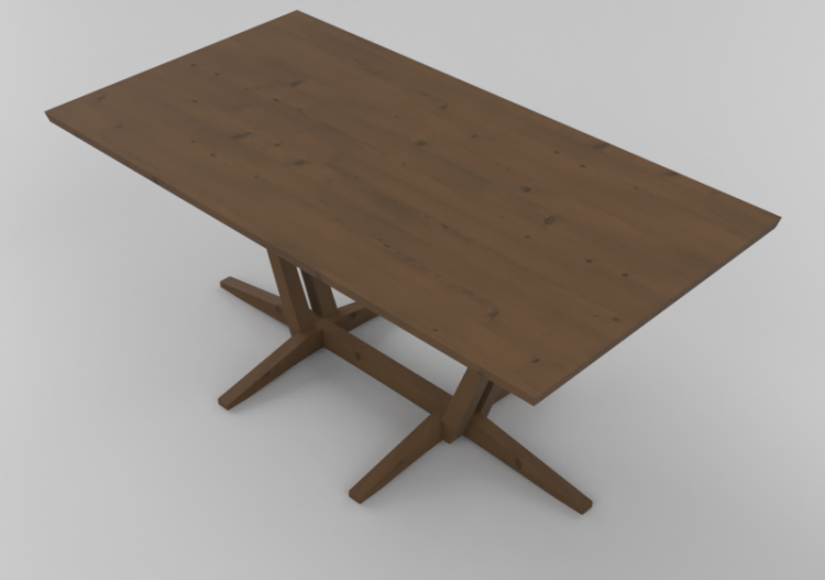 3D Tisch - Massivholztisch - Thos. Moser - ACCA software