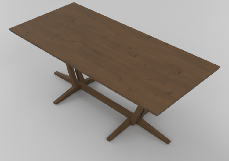 Tables 3D - Table en bois massif - Thos. Moser - ACCA...