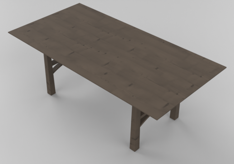 Tavoli 3D - Tavolo in legno massello - Thos. Moser - ACCA...