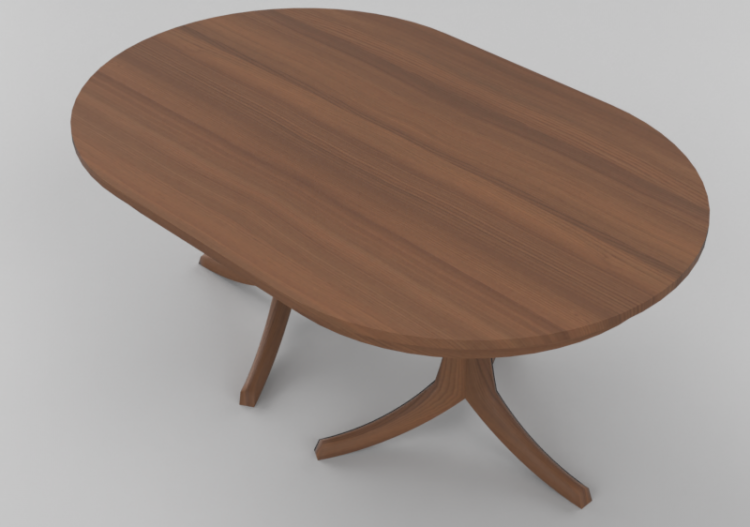 3D Tables - Solid wood table - Thos. Moser - ACCA software