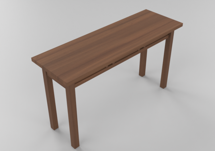 3D Tables - Solid wood table - Thos. Moser - ACCA software