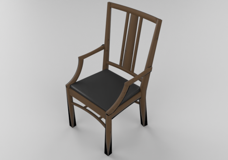 3D Chairs - Solid wood chair - Thos. Moser - American...