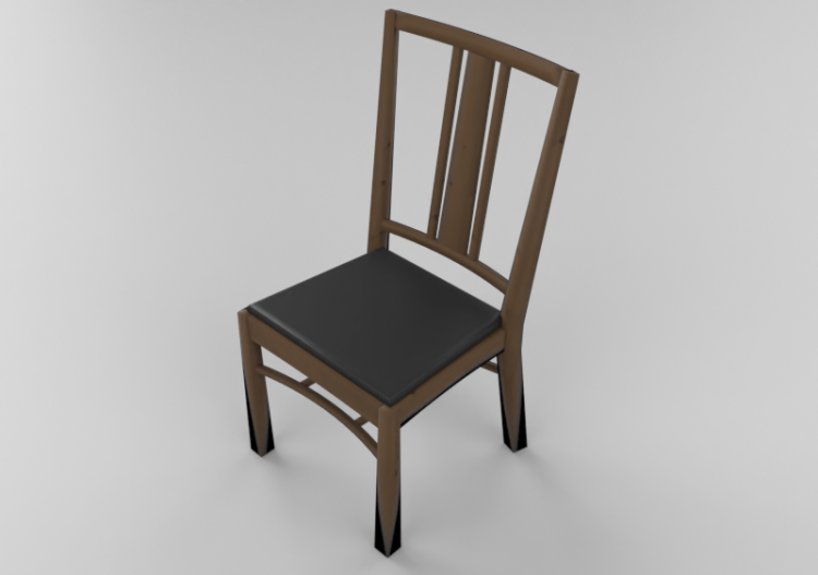 3D Chairs - Solid wood chair - Thos. Moser - American...