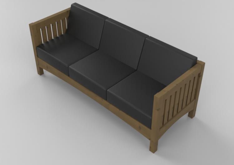 Divani 3D - Sofà in legno massello - Thos. Moser - ACCA...