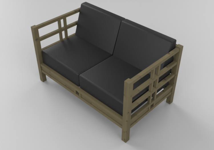 Divans 3D - Sofa en bois massif - Thos. Moser - ACCA...