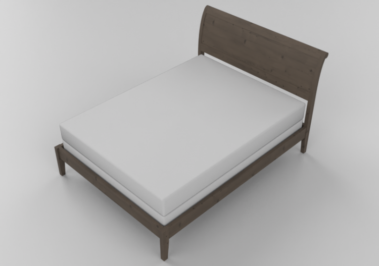Camas 3D - Cama de madeira maciça - Thos. Moser - ACCA...