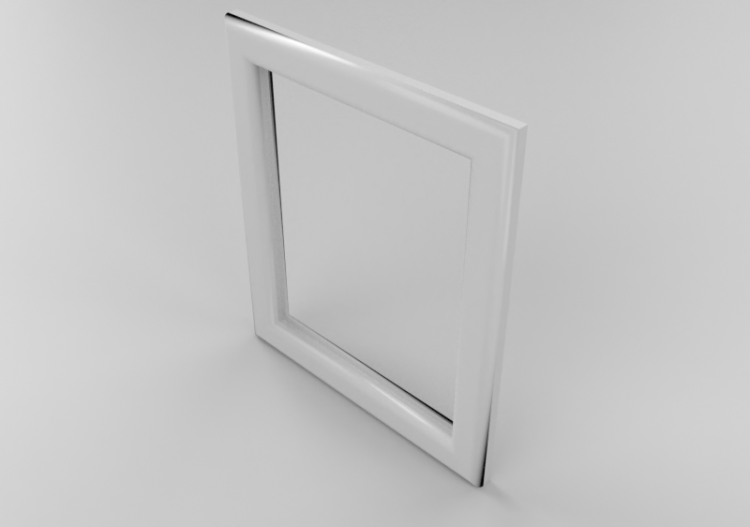 Accessoires 3D - Miroir rectangulaire - Kare - 74391 - ACCA...