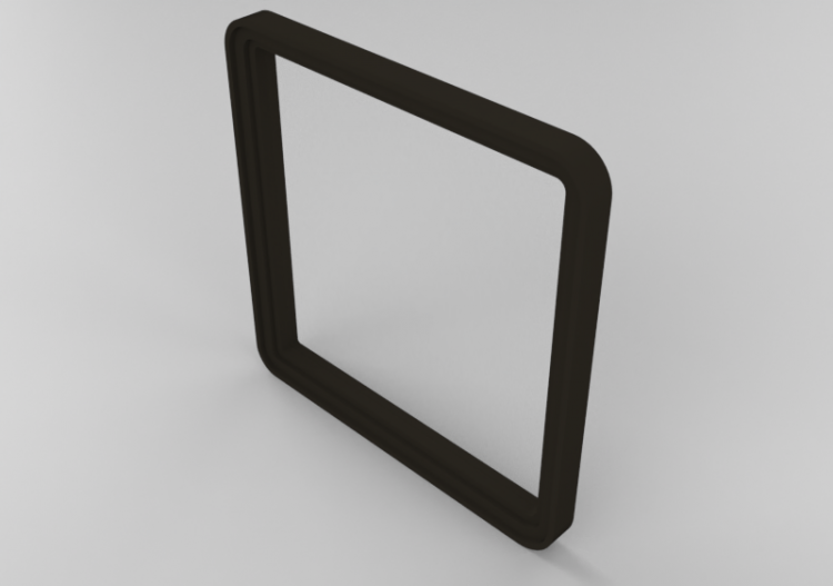 3D Zubehör - Spiegel quadratisch - Kare - 80232 - ACCA...