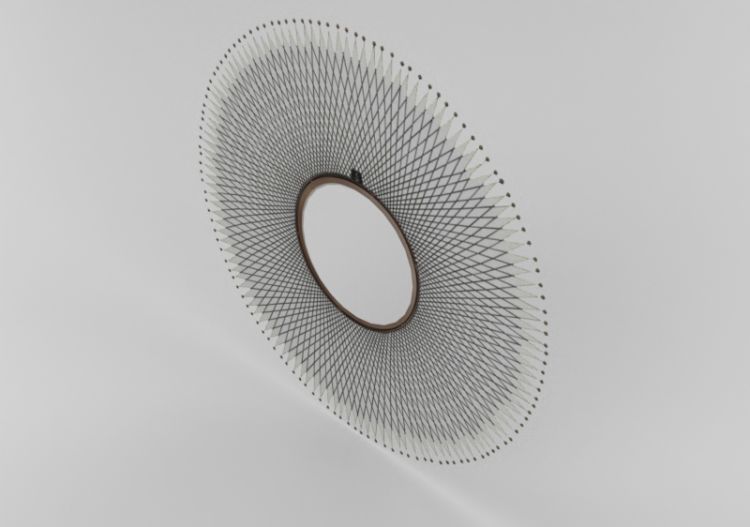 Accessori 3D - Specchio circolare - Kare - 81389 - ACCA...