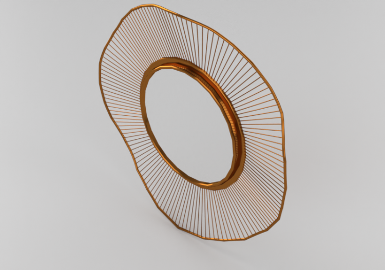 Accessoires 3D - Miroir rond - Kare - 82063 - ACCA software