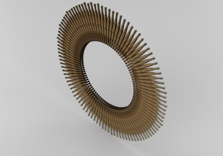 Accessori 3D - Specchio circolare - Kare - 82120 - ACCA...