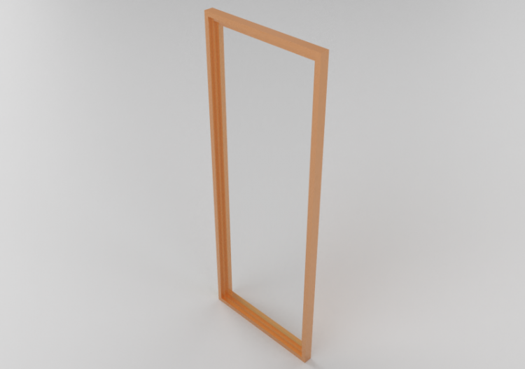 Accessori 3D - Specchio rettangolare - Kare - 82126 - ACCA...