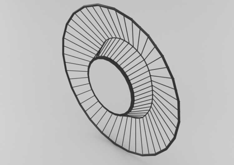 Acessórios 3D - Espelho circular - Kare - 82273 - ACCA...
