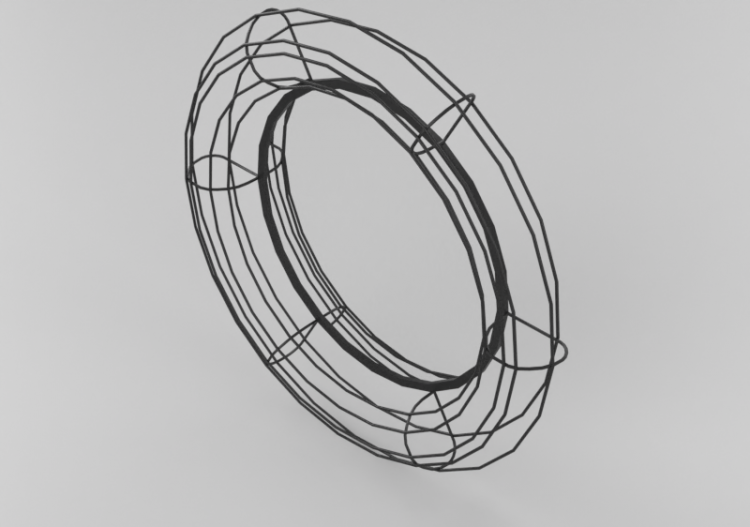 Acessórios 3D - Espelho circular - Kare - 82275 - ACCA...