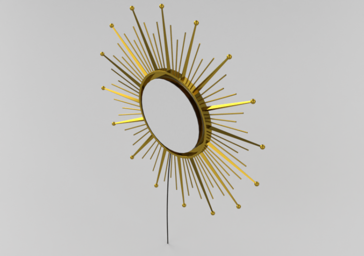 Accesorios 3D - Espejo circular - Kare - 82459 - ACCA...